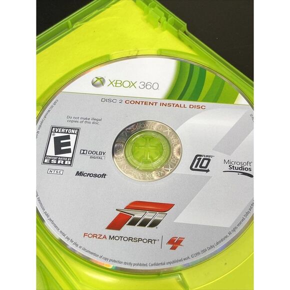 Xbox 360 Forza Motorsport 4 (2011), Complete 2 Discs w/ Manual Games - Picture 4 of 5